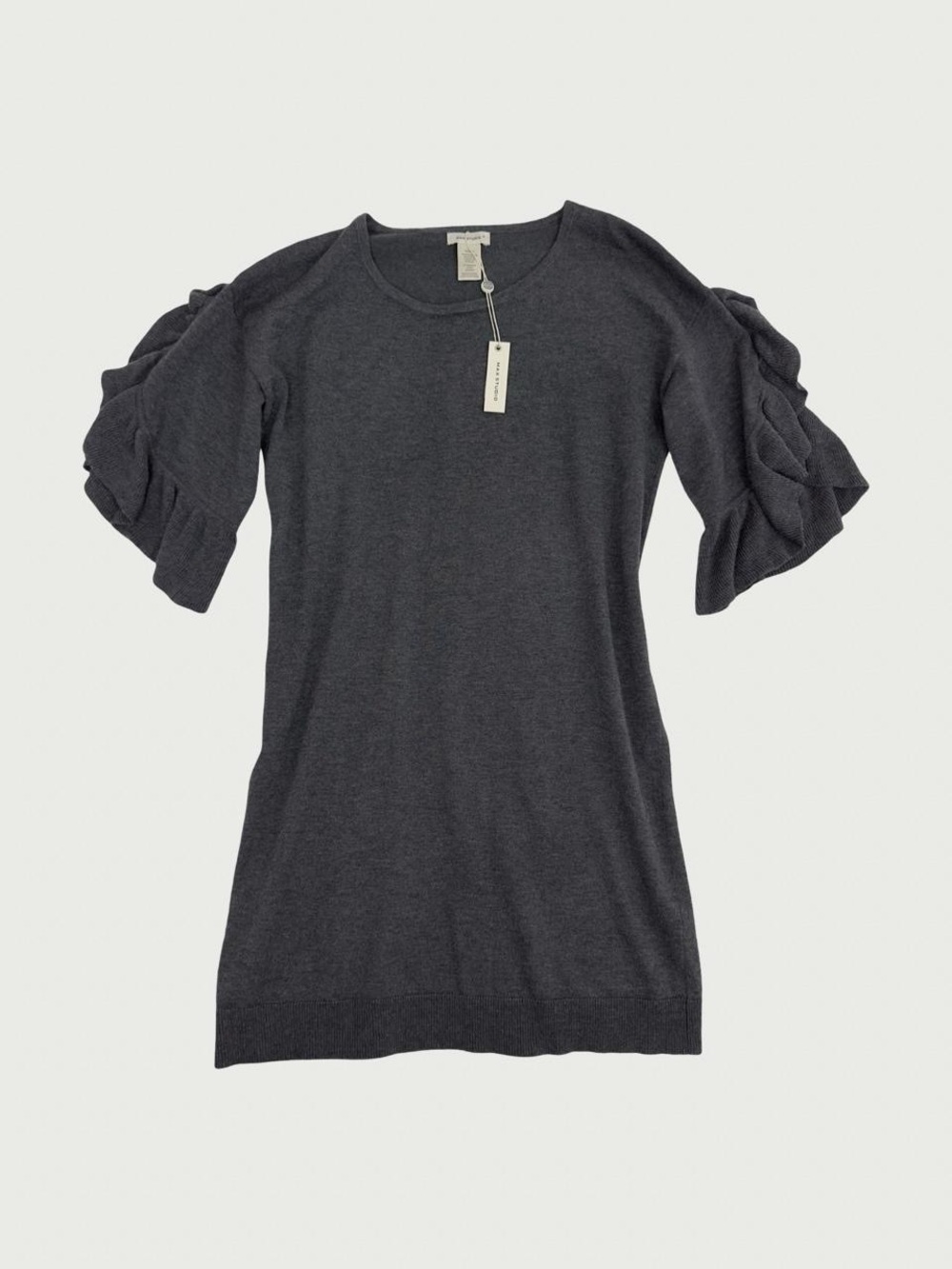 Max Studio Ruffle Sleeve Sweater Dress